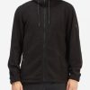 Fleece * | Billabong A/Div Boundary Zip-Up Sherpa Hoodie Black