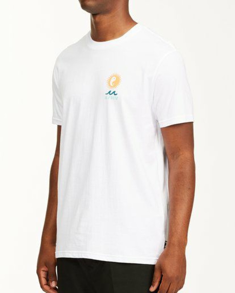 Tees * | Billabong A/Div Wonders Short Sleeve T-Shirt White White (Wht)