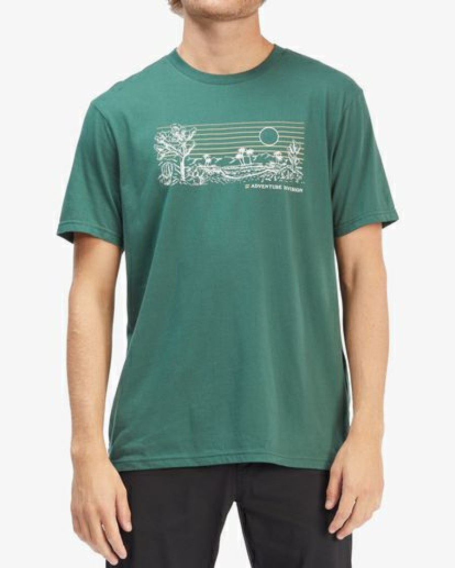 Clothing * | Billabong A/Div Journey Organic Short Sleeve T-Shirt Alpine Alpine (Alp)