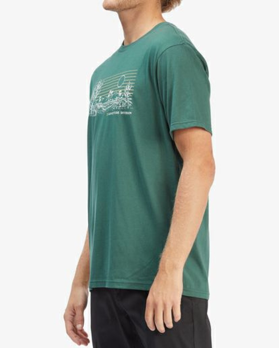 Clothing * | Billabong A/Div Journey Organic Short Sleeve T-Shirt Alpine Alpine (Alp)