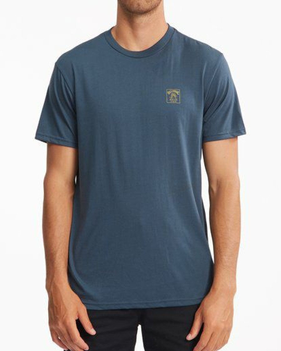 Chris Burkard X Adventure Division * | Billabong A/Div Studio Performance Uv Short Sleeve T-Shirt Midnight Midnight (Mid)