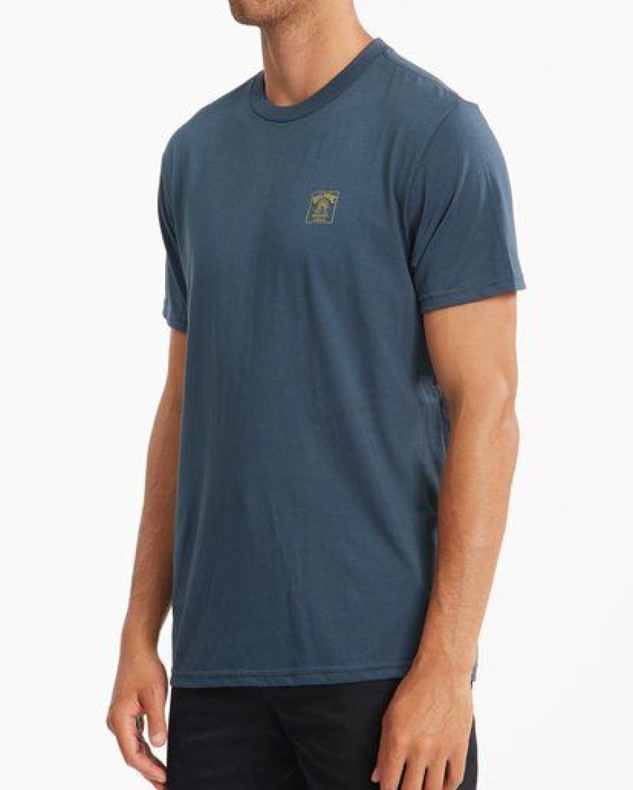 Chris Burkard X Adventure Division * | Billabong A/Div Studio Performance Uv Short Sleeve T-Shirt Midnight Midnight (Mid)