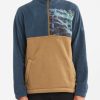 Chris Burkard X Adventure Division * | Billabong A/Div Boundary Burkard Mock Half-Zip Fleece Highland