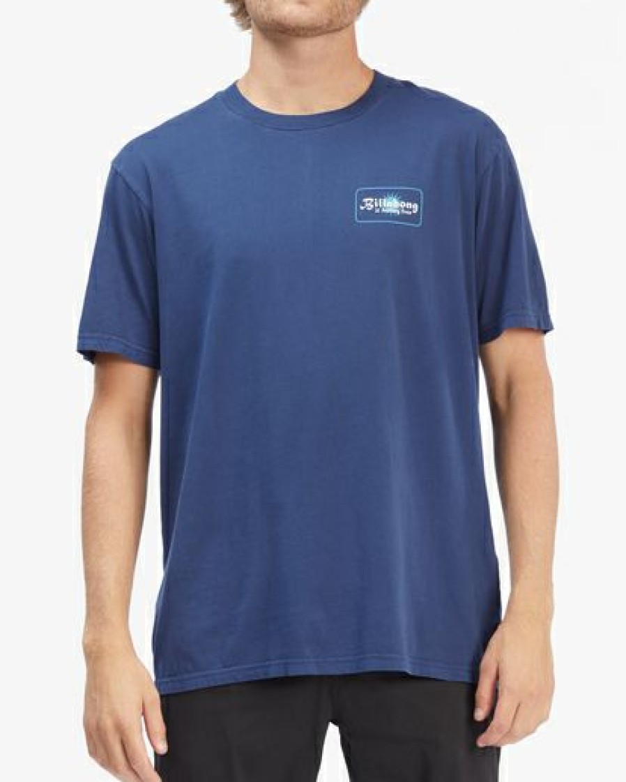 Clothing * | Billabong Worshipper Wave Washed Short Sleeve T-Shirt Off White