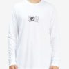 Tees * | Billabong Grim Long Sleeve T-Shirt White White (Wht)