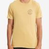 Tees * | Billabong Abrade Wave Washed Short Sleeve T-Shirt Mustard Mustard (Mus)