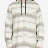 Shirts * | Billabong Baja Cali Hooded Flannel Shirt Blue