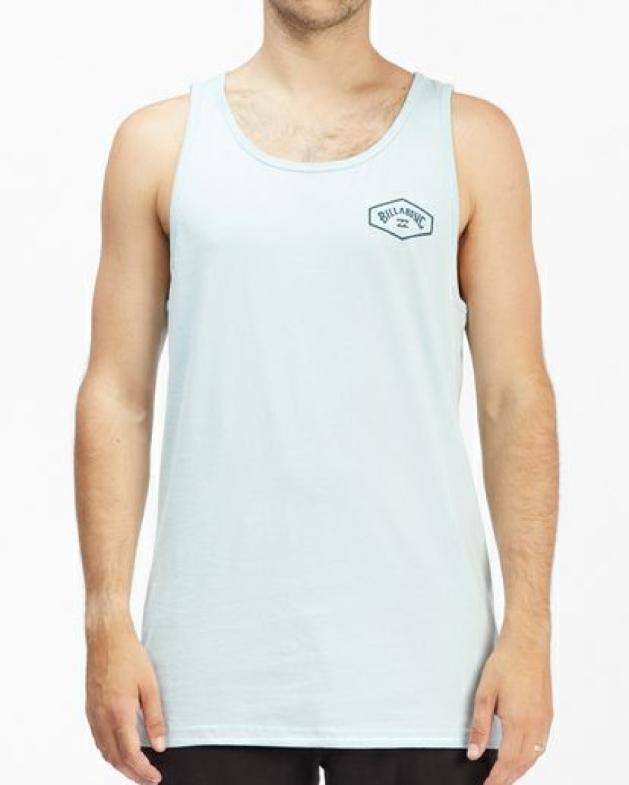 Clothing * | Billabong Exit Arch Tank Top Coastal Blue