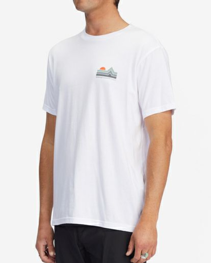 Tees * | Billabong A/Div Stretch Organic Short Sleeve T-Shirt White White (Wht)