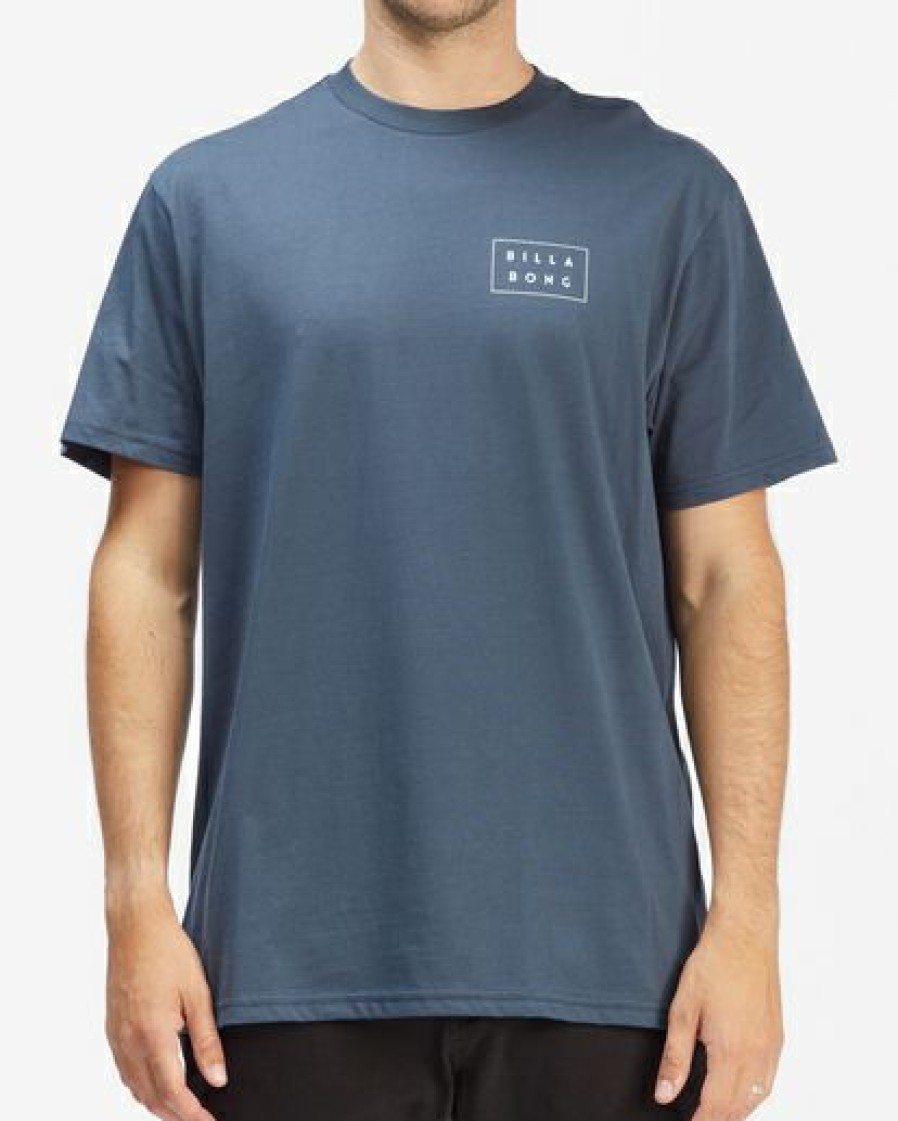 Tees * | Billabong Die Cut Line Short Sleeve T-Shirt Port Heather