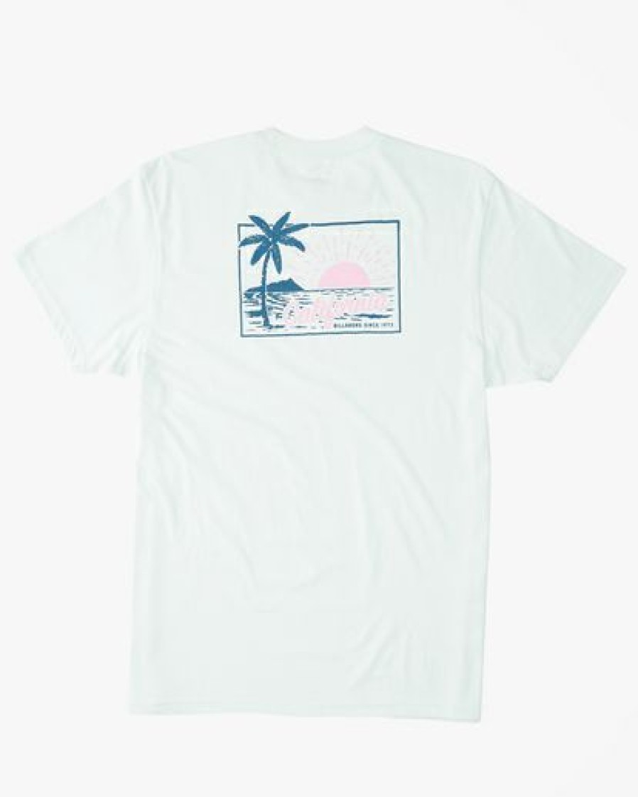 Clothing * | Billabong Breeze California Short Sleeve T-Shirt Seaglass Seaglass (Sgl)