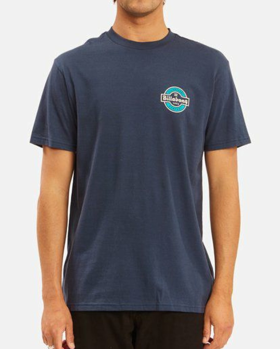 Tees * | Billabong Transit Short Sleeve T-Shirt Dark Grey Heather