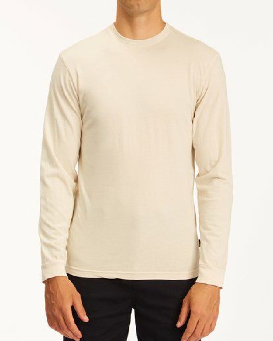 Tees * | Billabong Wave Washed Long Sleeve T-Shirt Bone