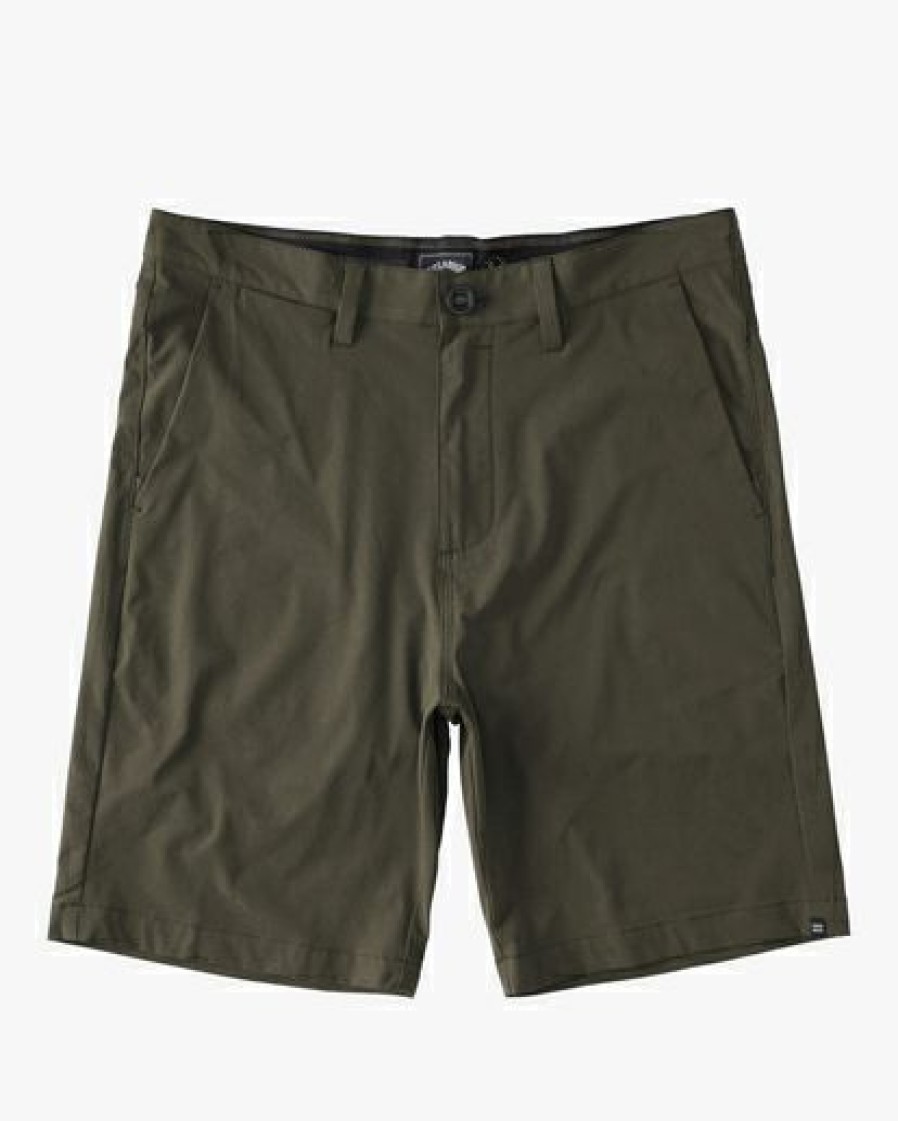 Shorts * | Billabong A/Div Surftrek Heather Short 20 Khaki Heather