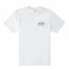 Clothing * | Billabong A/Div Arch Organic Short Sleeve T-Shirt White White (Wht)