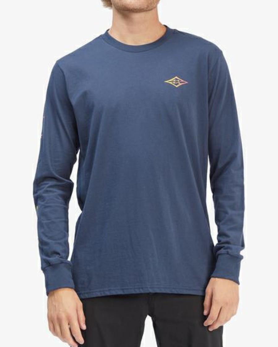 Clothing * | Billabong Unity Long Sleeve T-Shirt Denim