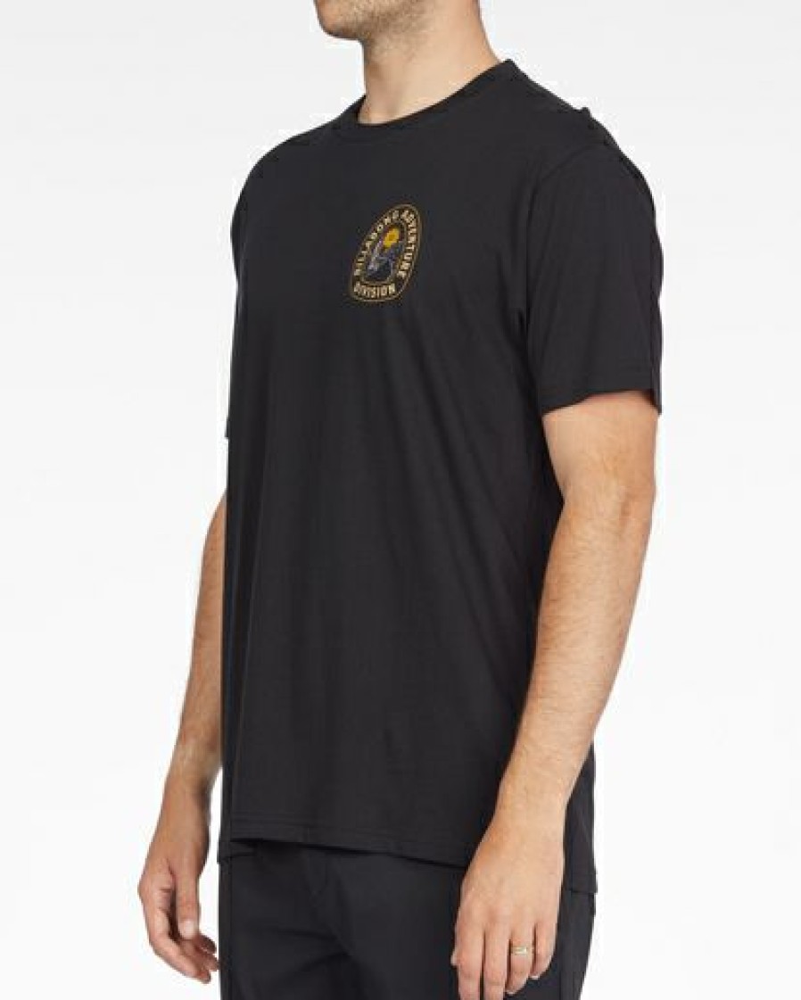 Tees * | Billabong A/Div Barren Short Sleeve T-Shirt Black Black (Blk)