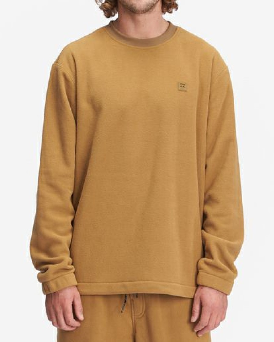 Fleece * | Billabong A/Div Furnace Crewneck Pullover Clay Clay (Cly)