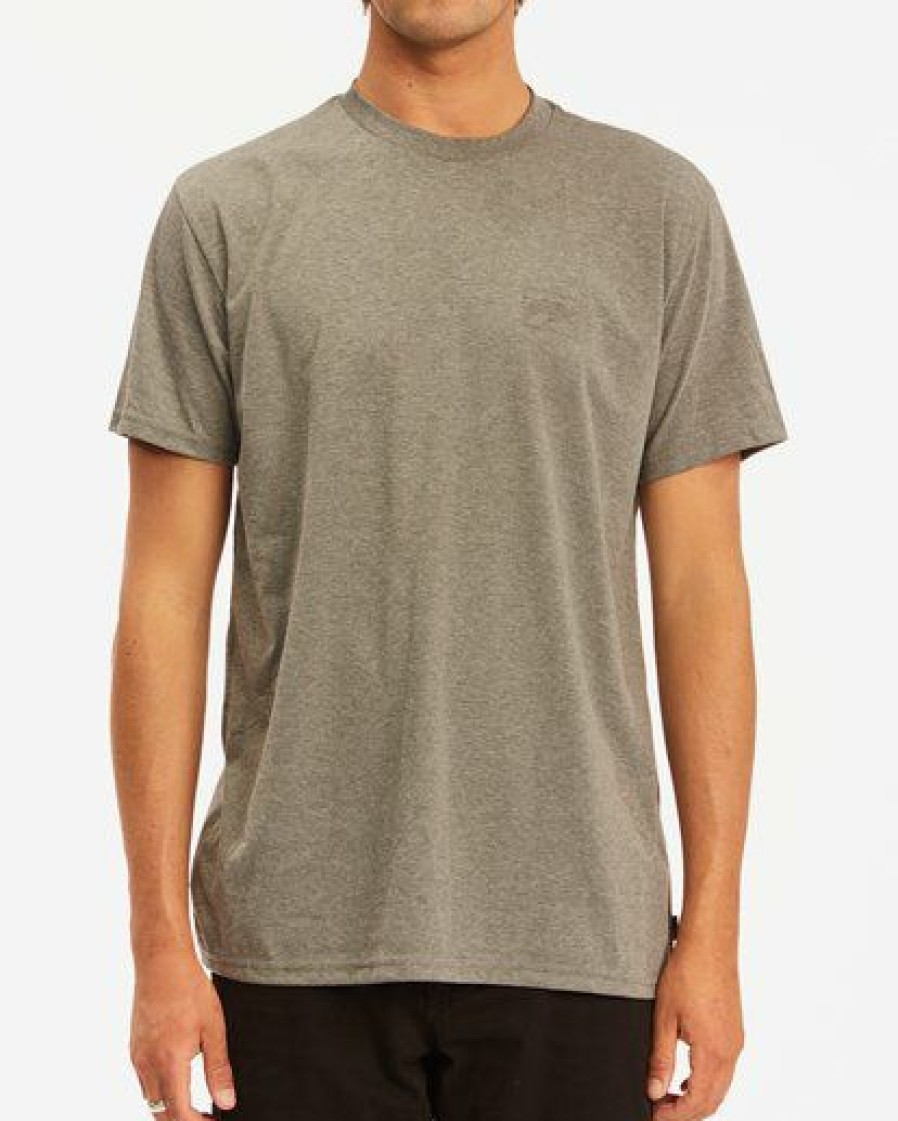 Tees * | Billabong A/Div Performance Uv Short Sleeve T-Shirt Dark Grey Heather