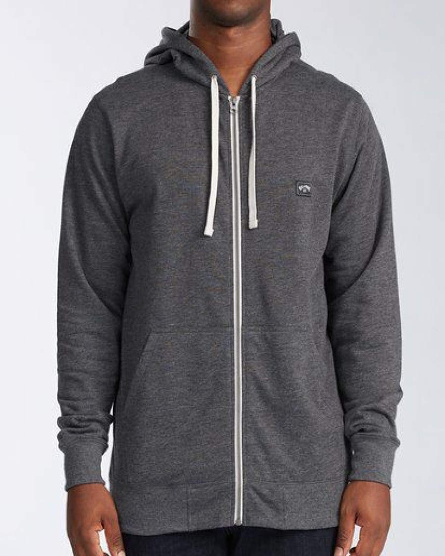 Fleece * | Billabong All Day Zip Hoodie Black