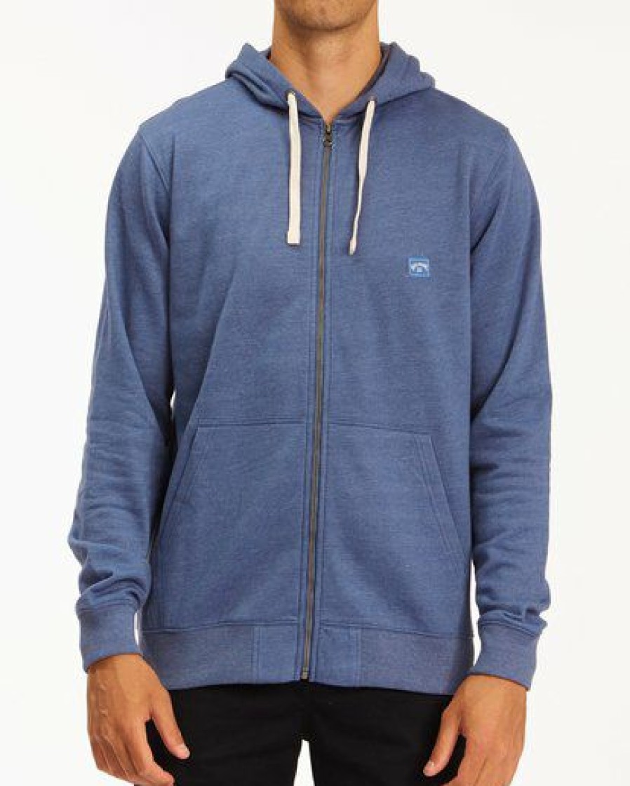 Fleece * | Billabong All Day Zip Hoodie Black