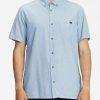 Clothing * | Billabong All Day Organic Short Sleeve Shirt Marine Marine (Mre)