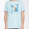 Tees * | Billabong Oasis Short Sleeve T-Shirt Coastal Blue Coastal Blue (Cbu)