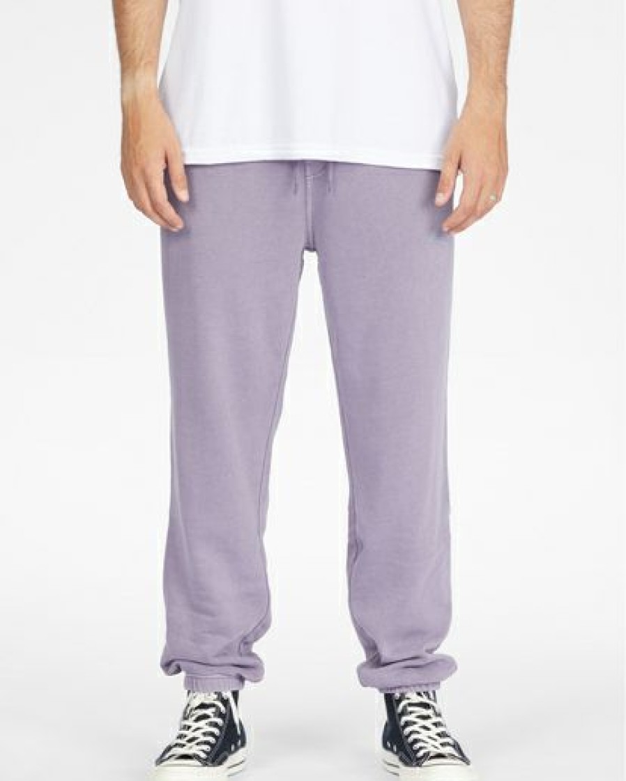 Clothing * | Billabong Wave Washed Unity Sweatpants Purple Haze Purple Haze (Phz)