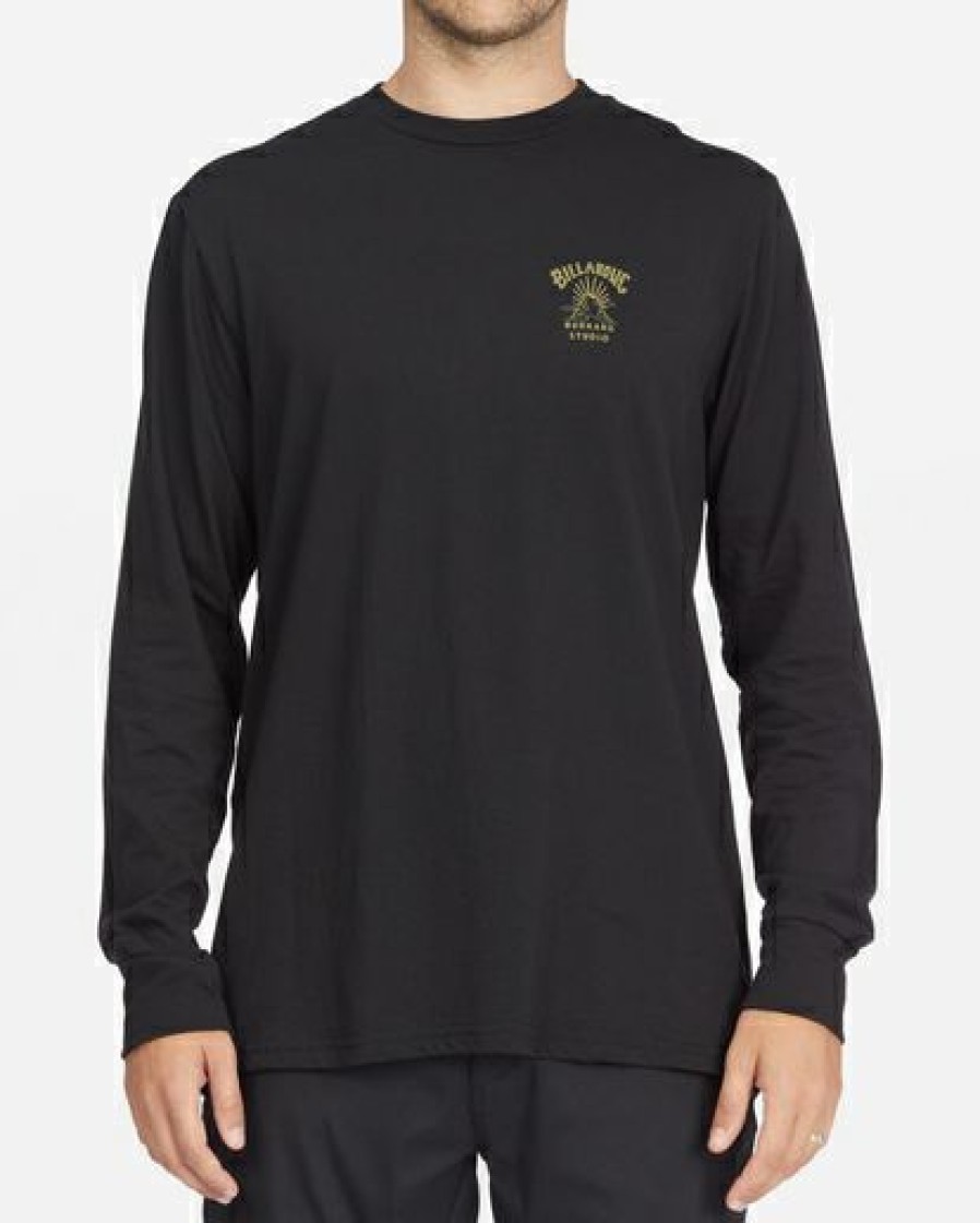 Chris Burkard X Adventure Division * | Billabong A/Div Studio Arch Uv Long Sleeve T-Shirt Black Black (Blk)