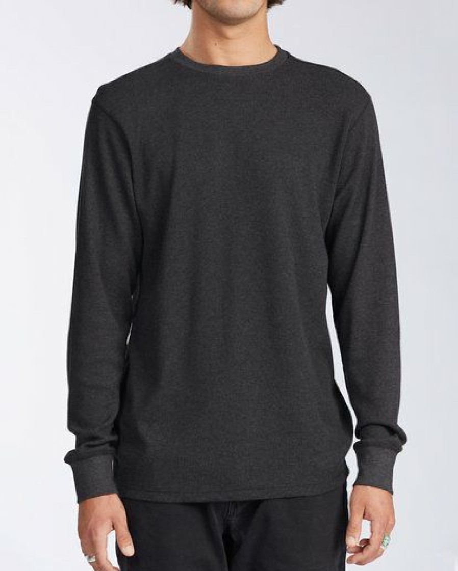 Shirts * | Billabong Essential Long Sleeve Thermal Sand Heather