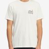 Clothing * | Billabong Landslide Wave Washed Short Sleeve T-Shirt Off White Off White (Ofw)