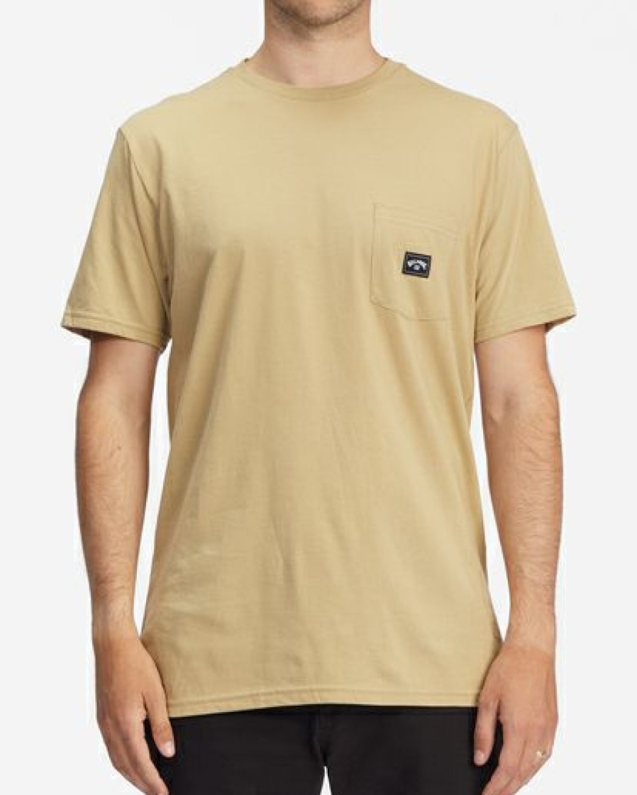 Clothing * | Billabong Lounge Pocket T-Shirt Sand Dune