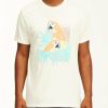 Tees * | Billabong Scarlet Short Sleeve Wave Washed T-Shirt Off White Off White (Ofw)