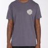 Tees * | Billabong Dye Cut Short Sleeve Wave Washed T-Shirt Char Char (Crc)