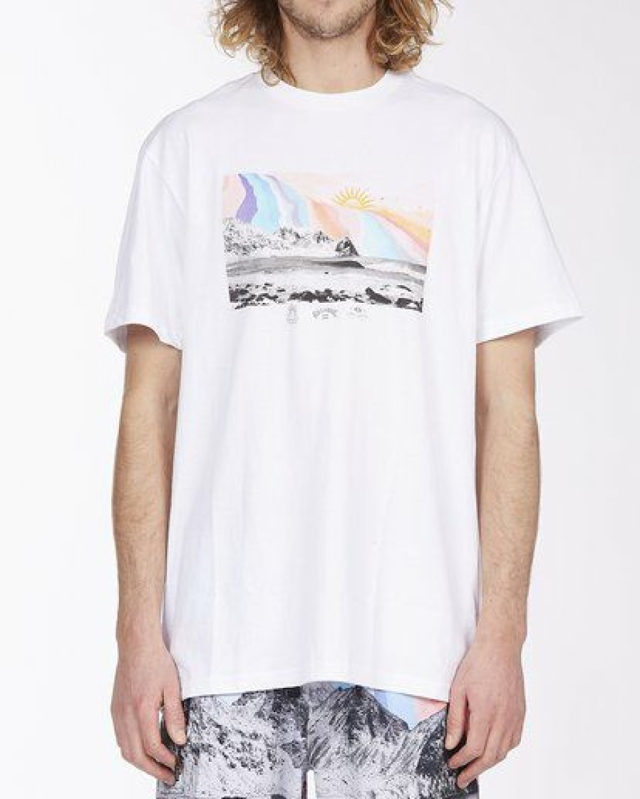 Tees * | Billabong A/Div Expansion Short Sleeve T-Shirt White White (Wht)