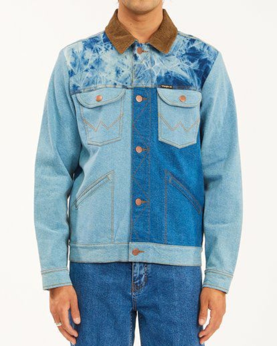 Billabong X Wrangler * | Billabong Wrangler Team Ranch Mixup Jacket Salt Bleached Salt Bleached (Bhd0)