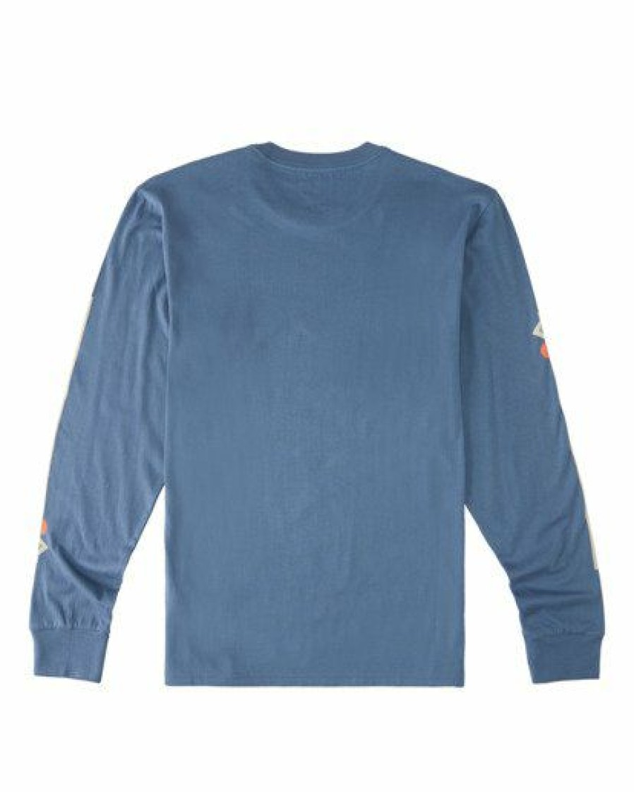 Clothing * | Billabong A/Div Stretch Organic Long Sleeve T-Shirt Dusty Blue Dusty Blue (Dyb)